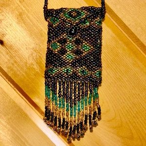 Beaded Necklace Purse
